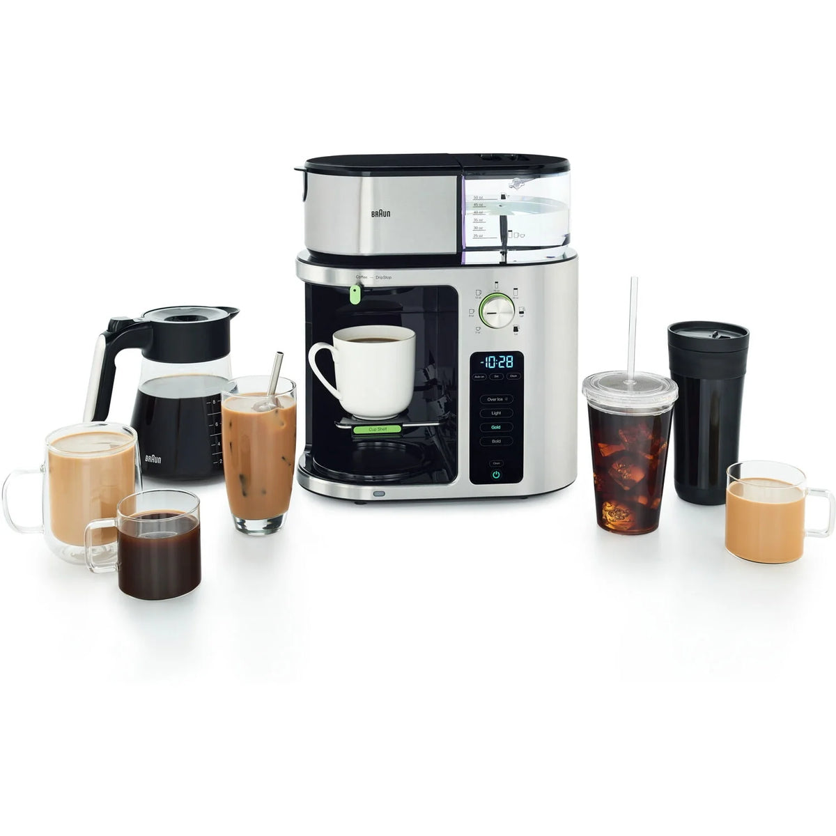Stainless Steel 10-Cup Drip Coffee Maker X6698