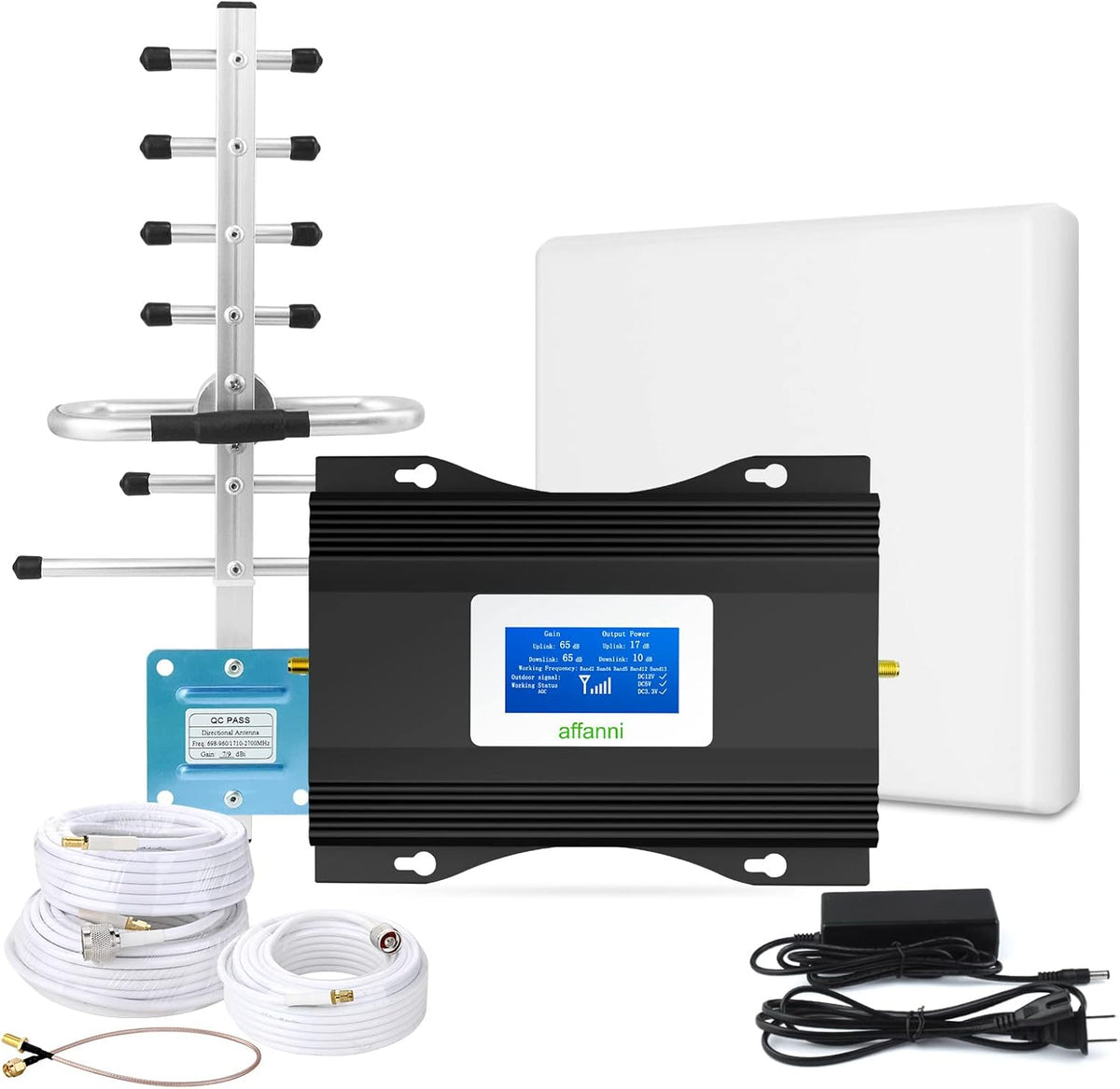 Cell Phone Signal Booster 4G LTE 5G 6,000sq ft for All US Carriers H1294