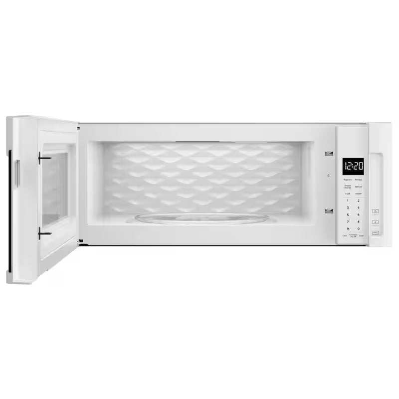 White Low Profile Microwave Hood Combination P918108