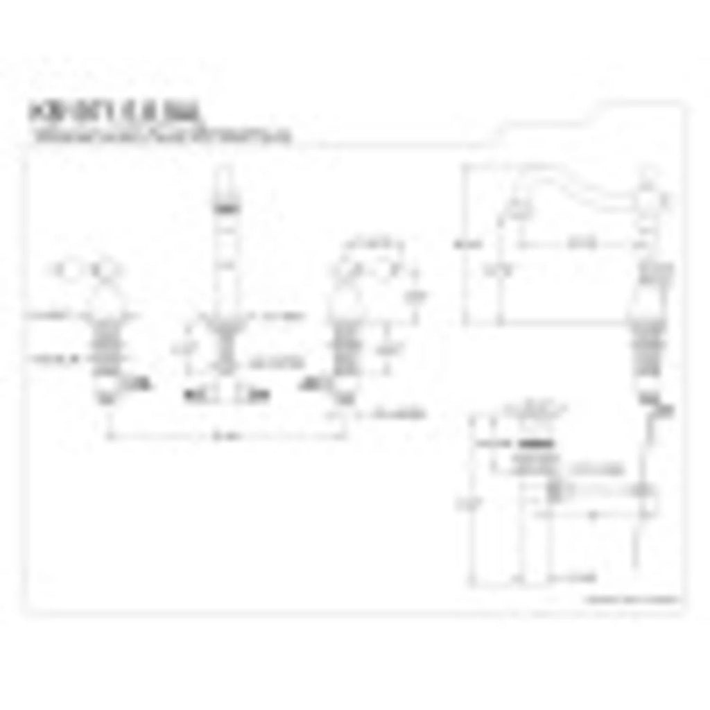 Oil Rubbed Bronze Widespread Bathroom Faucet P30934