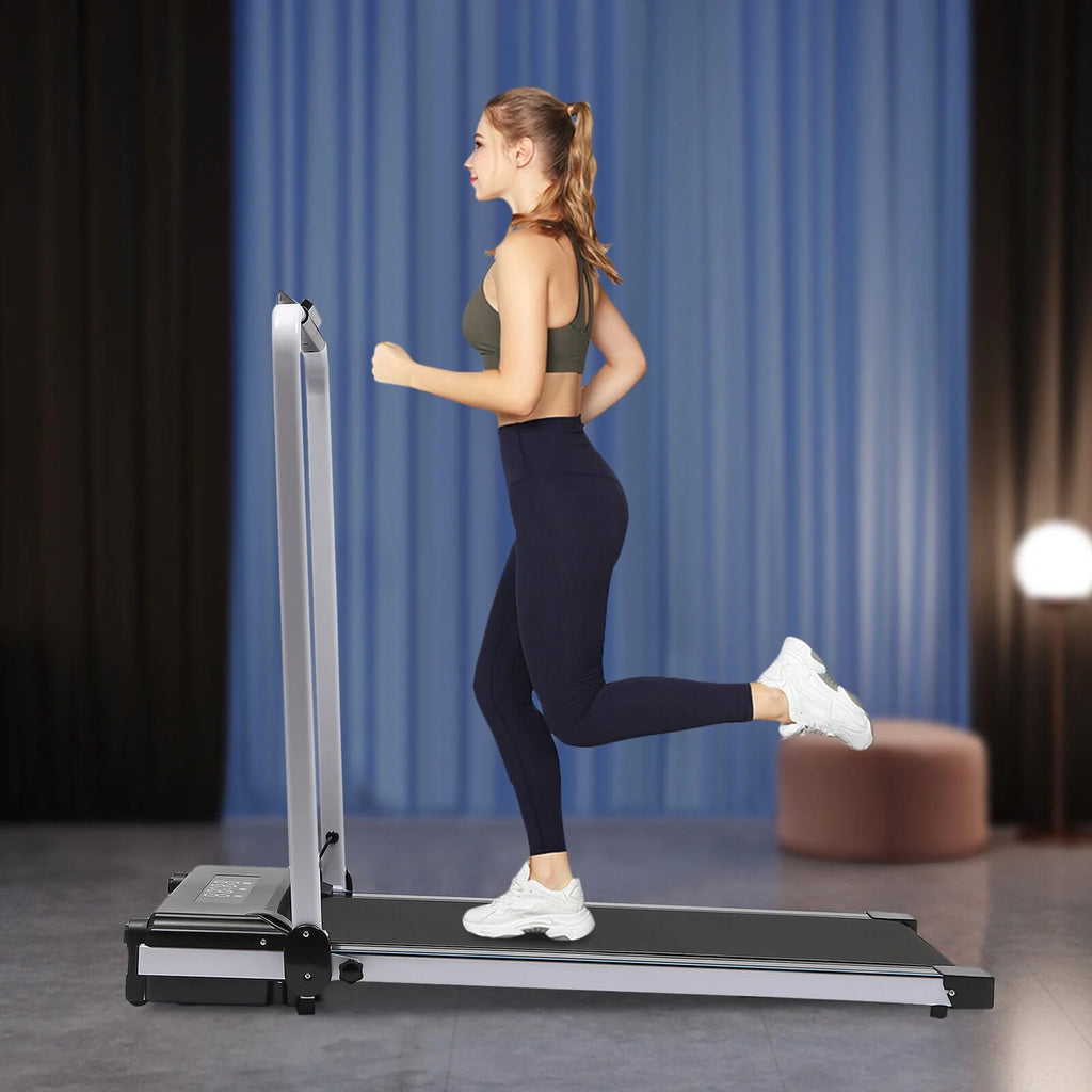 2-in-1 Foldable Walking Pad Treadmill H35026