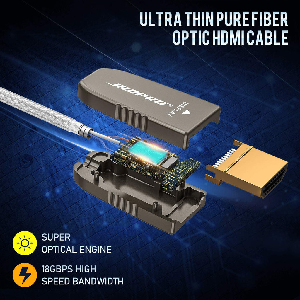 Fiber Optic HDMI Cable 20 Feet 4K60Hz 18Gbps J19774