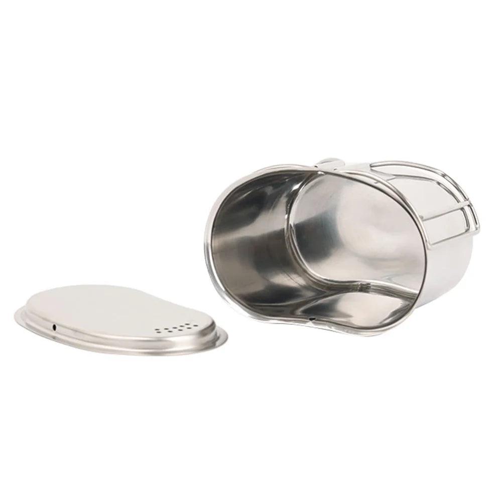 Stainless Steel Camping Cookware Set with Wood Stove P752