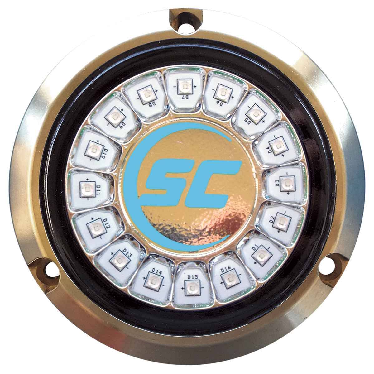 Bronze Underwater Light with 16 LEDs A198