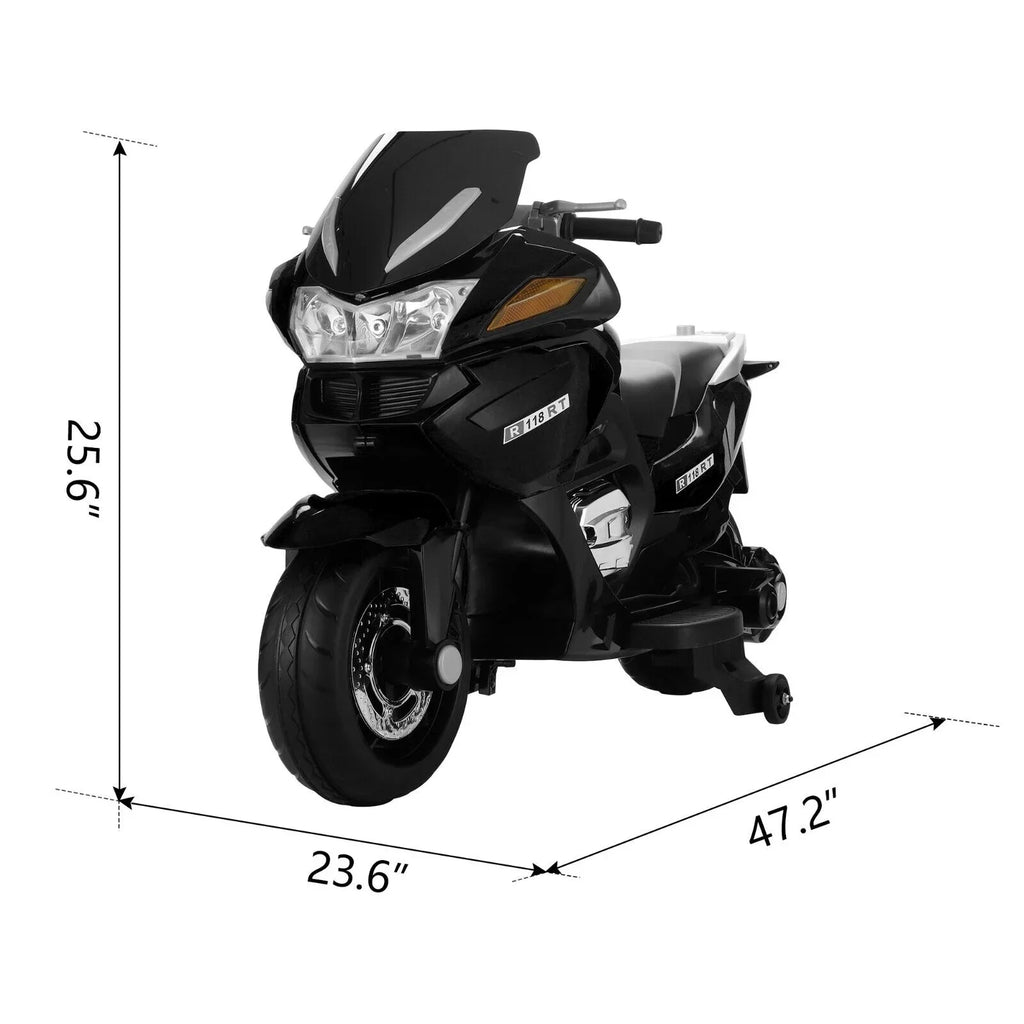 12V Kids Electric Motorcycle with Training Wheels G163
