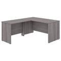 60 x 30 in. L Shaped Desk with 42 in. Return Platinum Gray X435