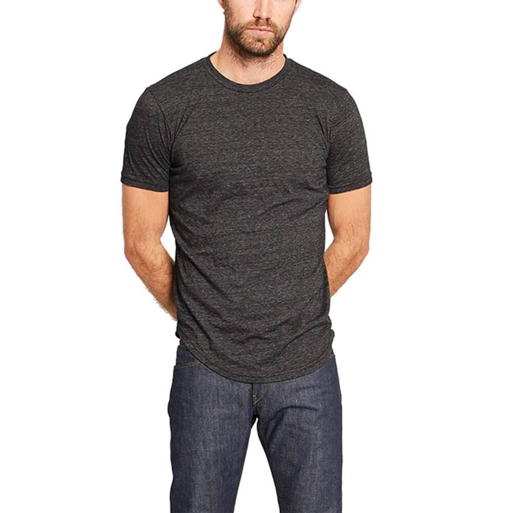 Black Tri-Blend Crew R4084