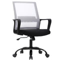 White Mesh Office Chair with Lumbar Support G153