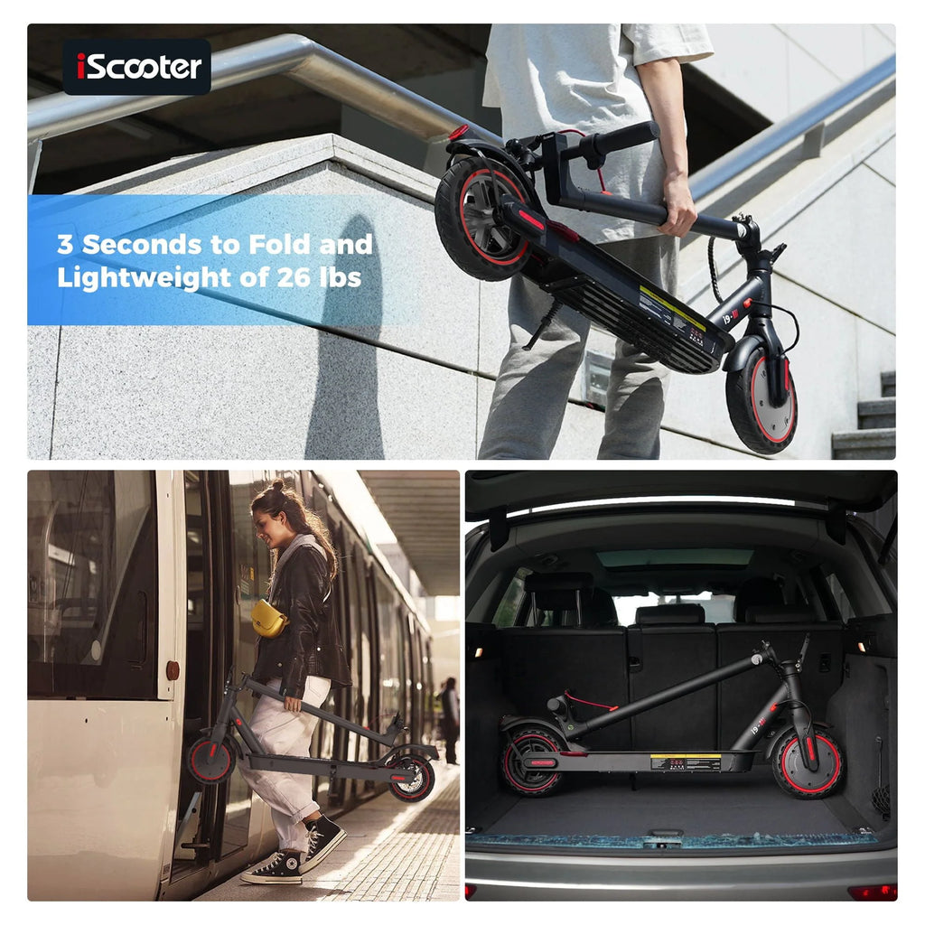 350W Foldable Electric Scooter with Double Braking System H718