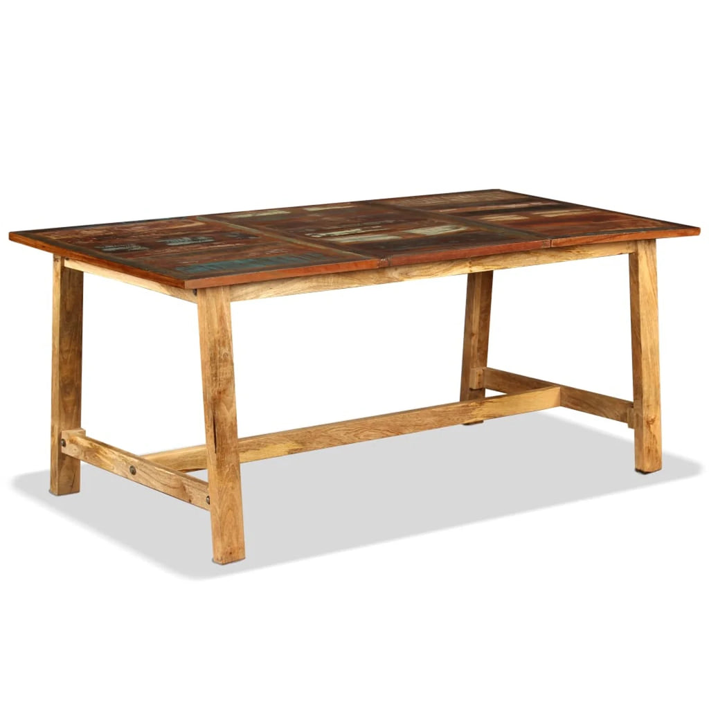 Solid Reclaimed Wood Dining Table 70.9" Q101