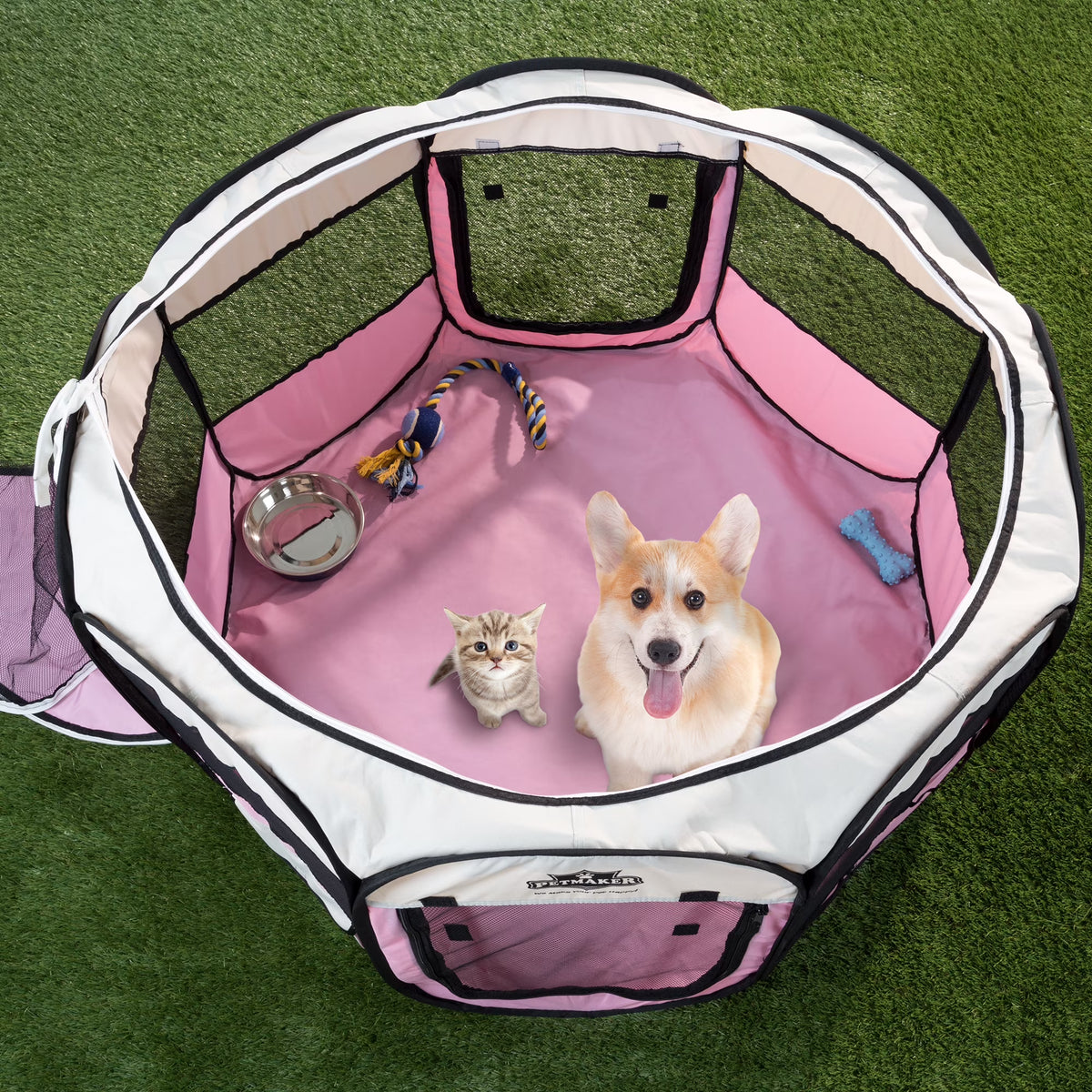 Pop-Up Dog Kennel with Carry Bag I930403