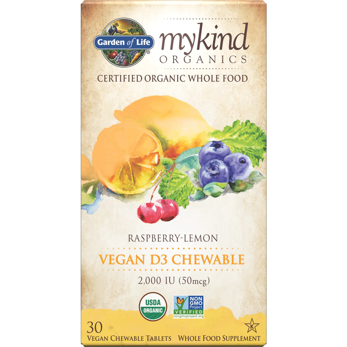 Vegan D3 2000 IU 30 tabs F9921