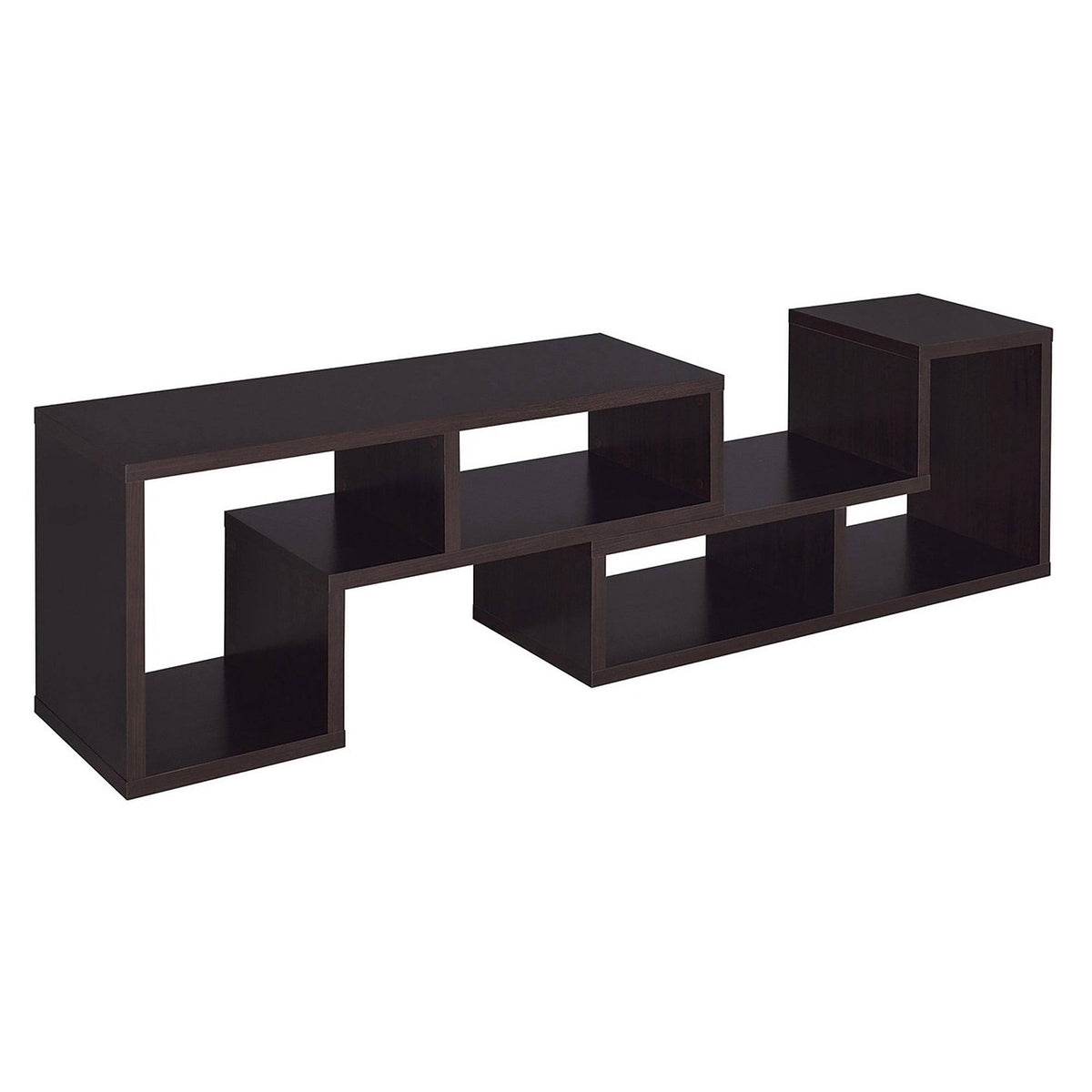 Grey Driftwood 2-Piece L-Shaped Bookcase Set Y14539