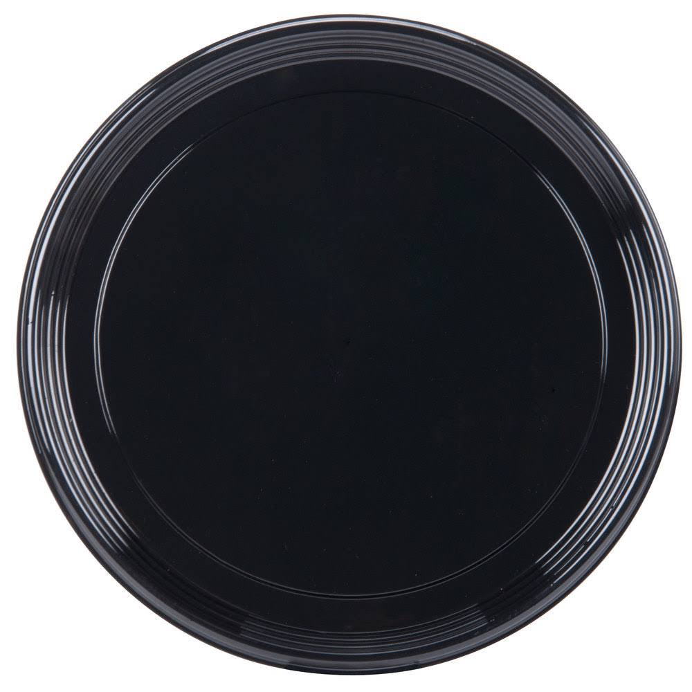 18" Black Round Catering Tray X363