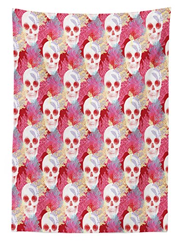 Multicolor Mexican Skull Tablecloth G8883