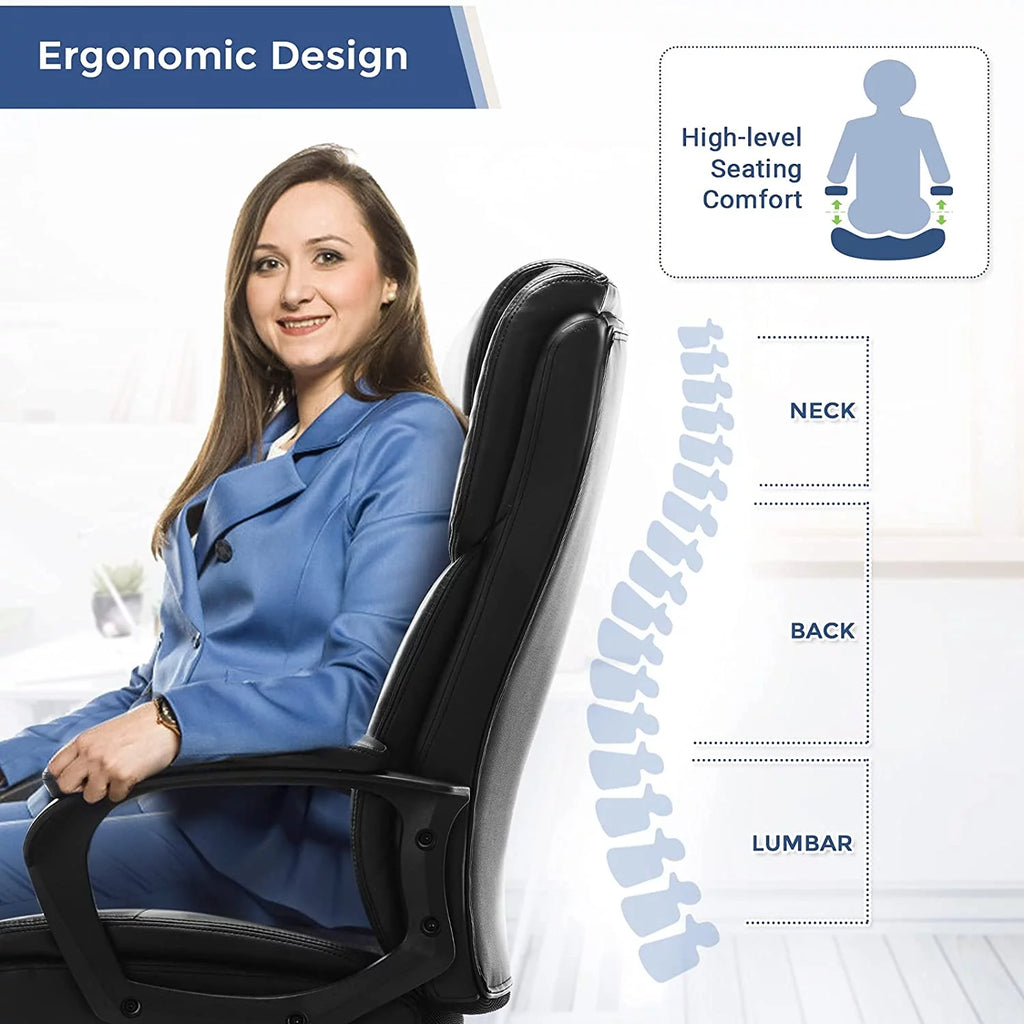 Black Executive Office Desk Chair F12260
