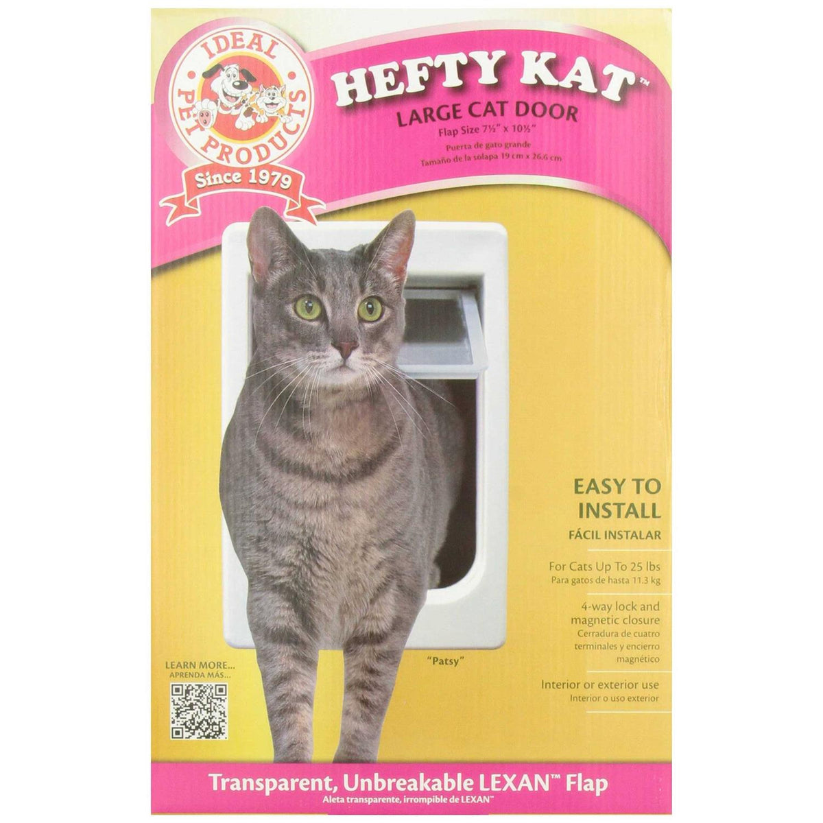 Large White Cat Door Y24333