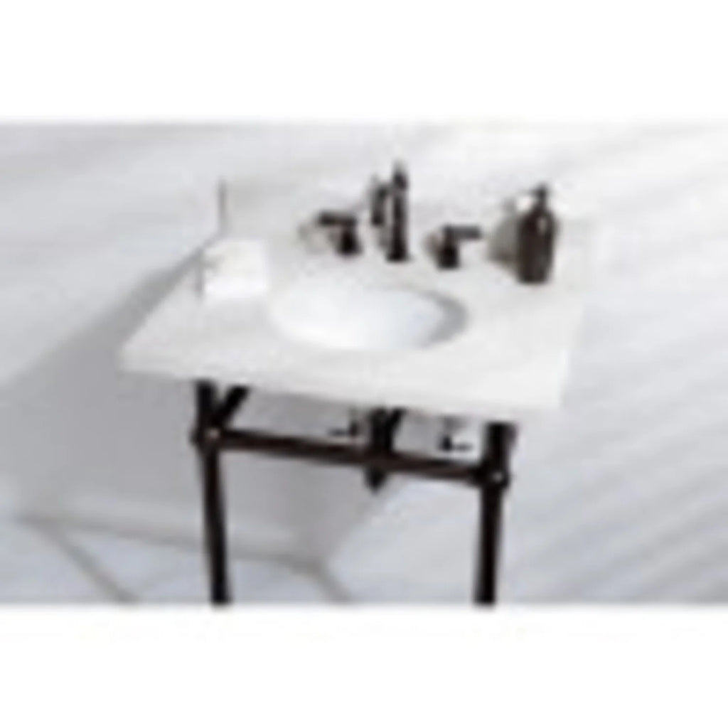 Oil Rubbed Bronze Widespread Bathroom Faucet P30934