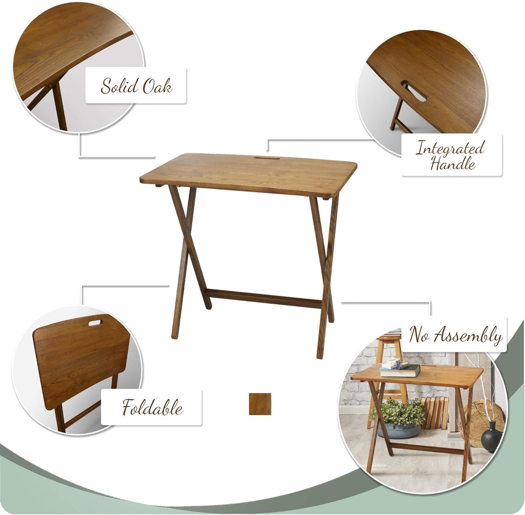 Red Oak Folding Table A76890