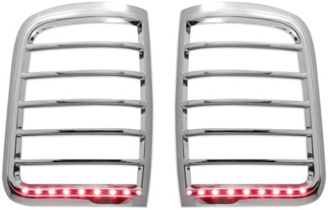 Pack of 2 LED Tail Light Bezel Trim Cover for 2004-2008 Ford F150 Styleside I770233