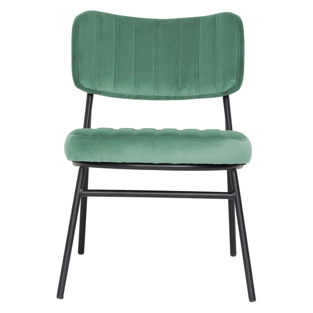 Velvet Accent Chair with Metal Frame Set of 2 D686199