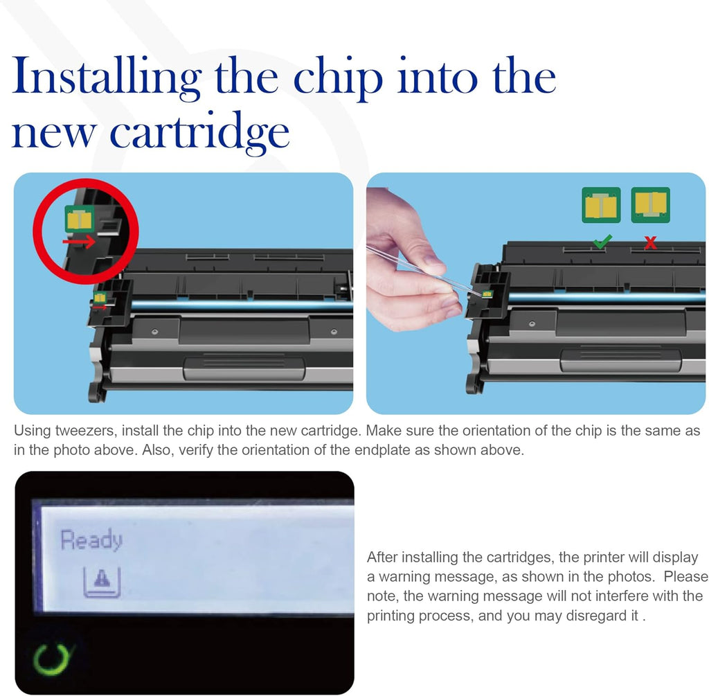 Black 2-Pack Compatible Toner Cartridge for HP M404 M428 C490