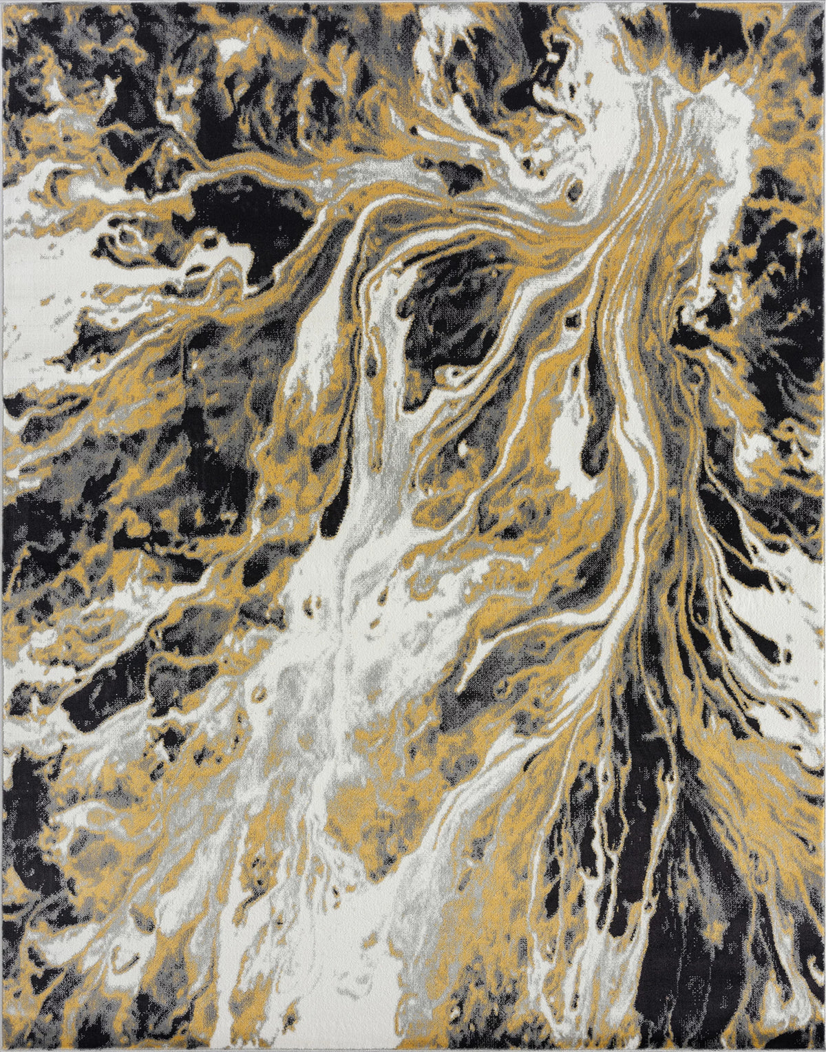 8x10 Yellow Modern Area Rug B92262