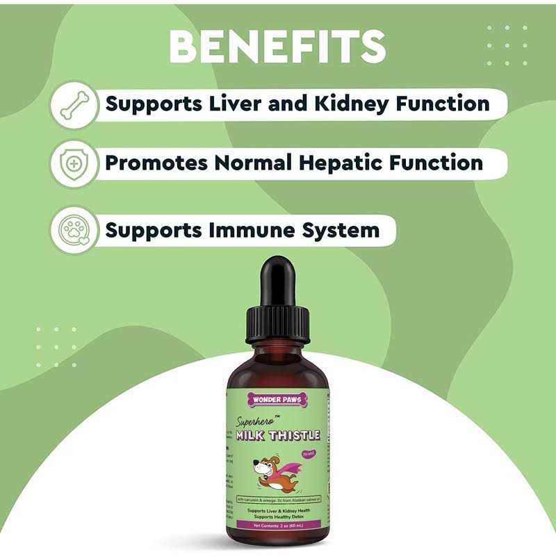 Milk Thistle Liver Support for Dogs F756399