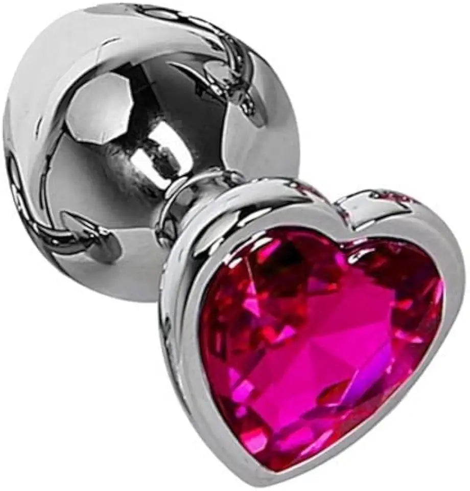 Heart Stainless Steel Crystal Anal Plug R2928
