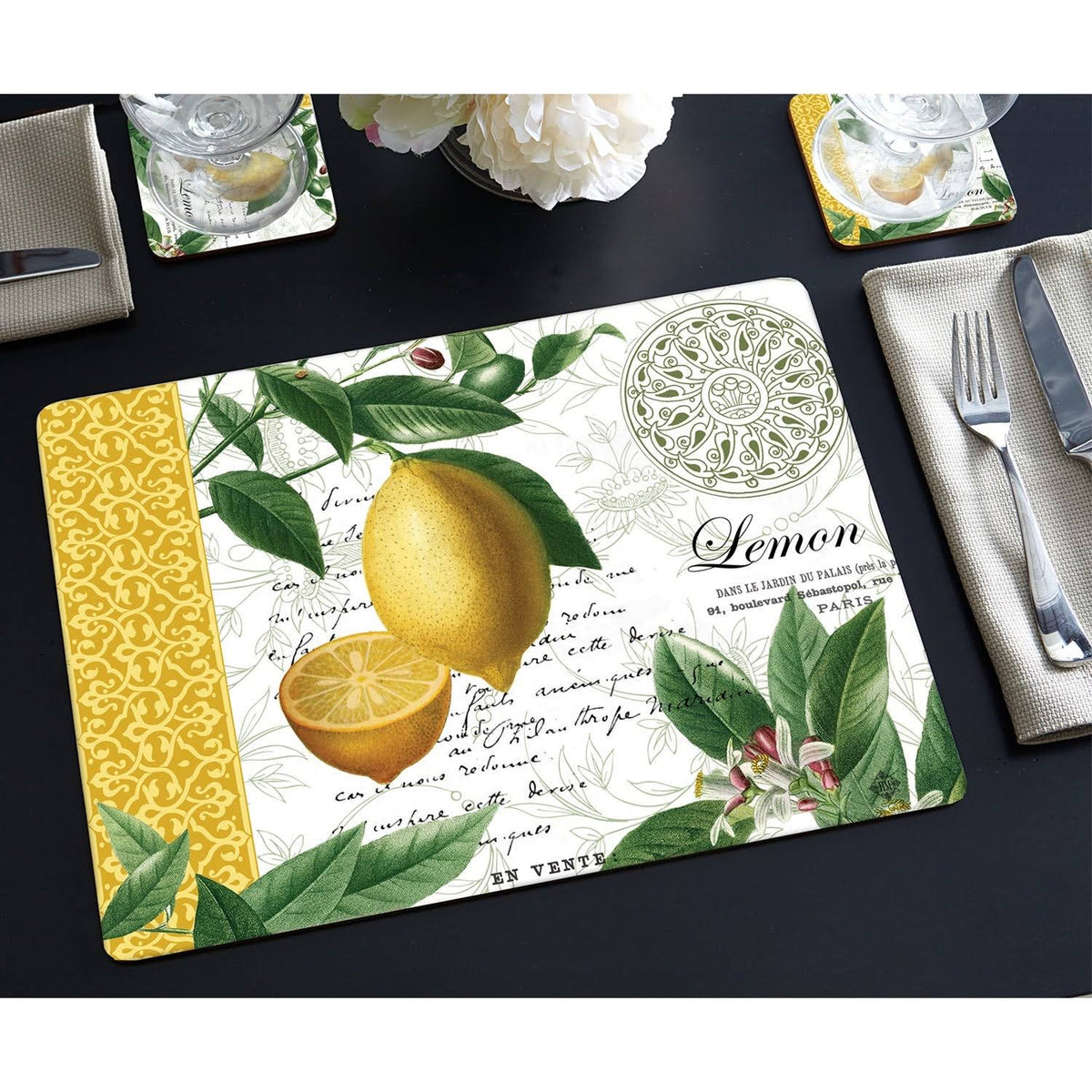Set of 4 Cork-Back Placemats A374
