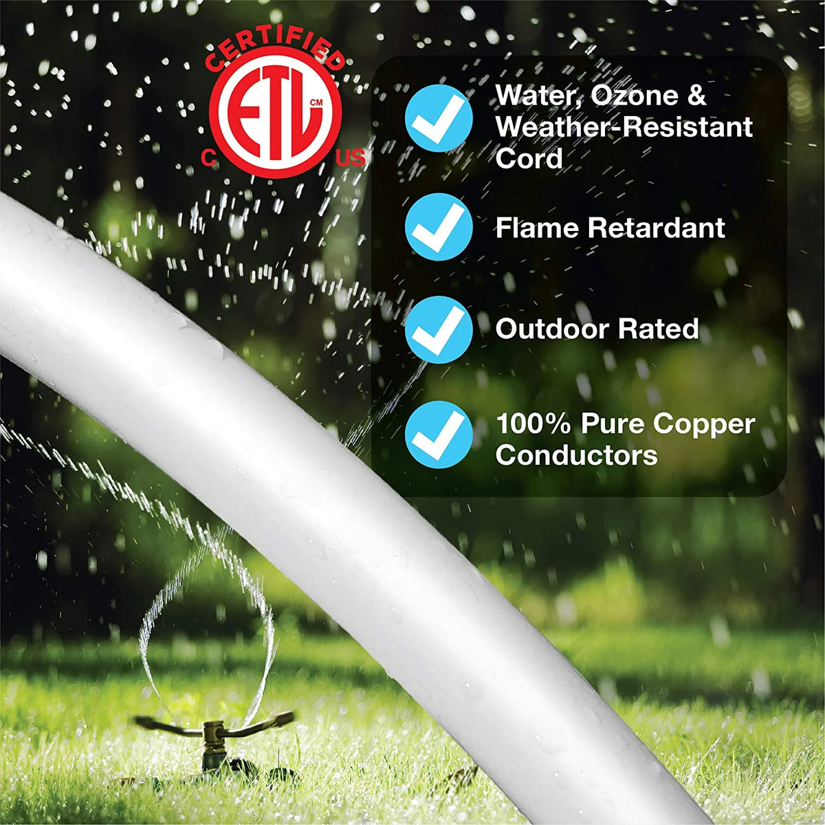 16/3 SJTW 35 ft Indoor/Outdoor Extension Cord K6222
