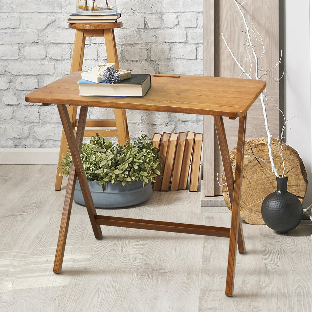 Red Oak Folding Table A76890