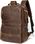 Vintage Genuine Leather Laptop Backpack X882
