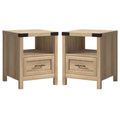 Engineered Wood End Table in Orchard Oak - Set of 2 J73661