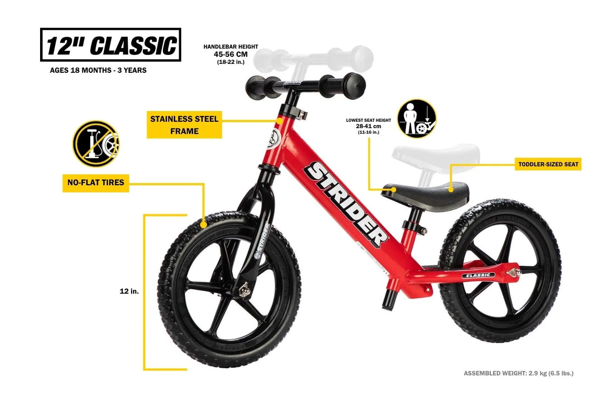 Red Balance Bike Y8868