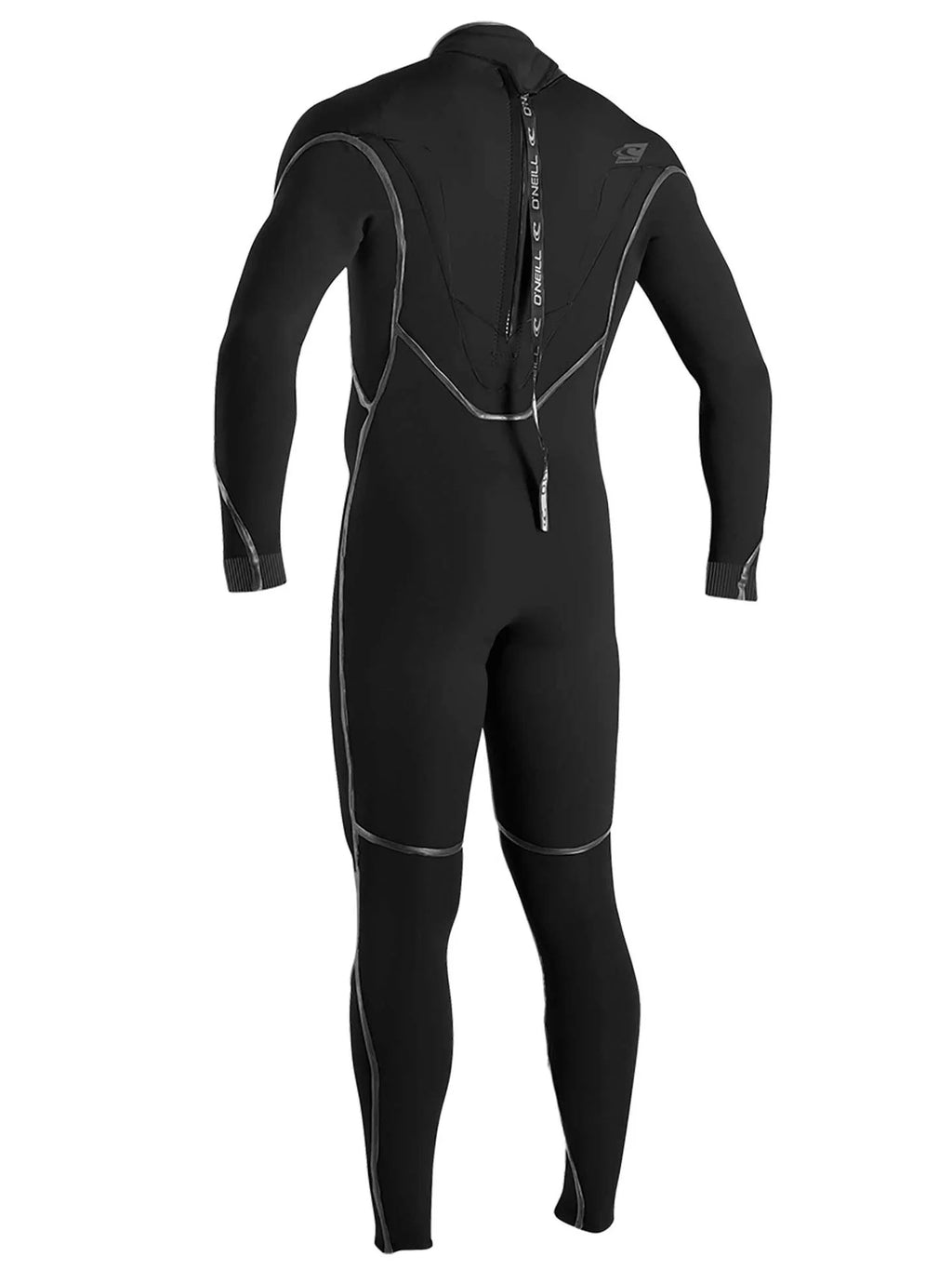 Men's 3/2mm Back Zip Full Wetsuit Black D196