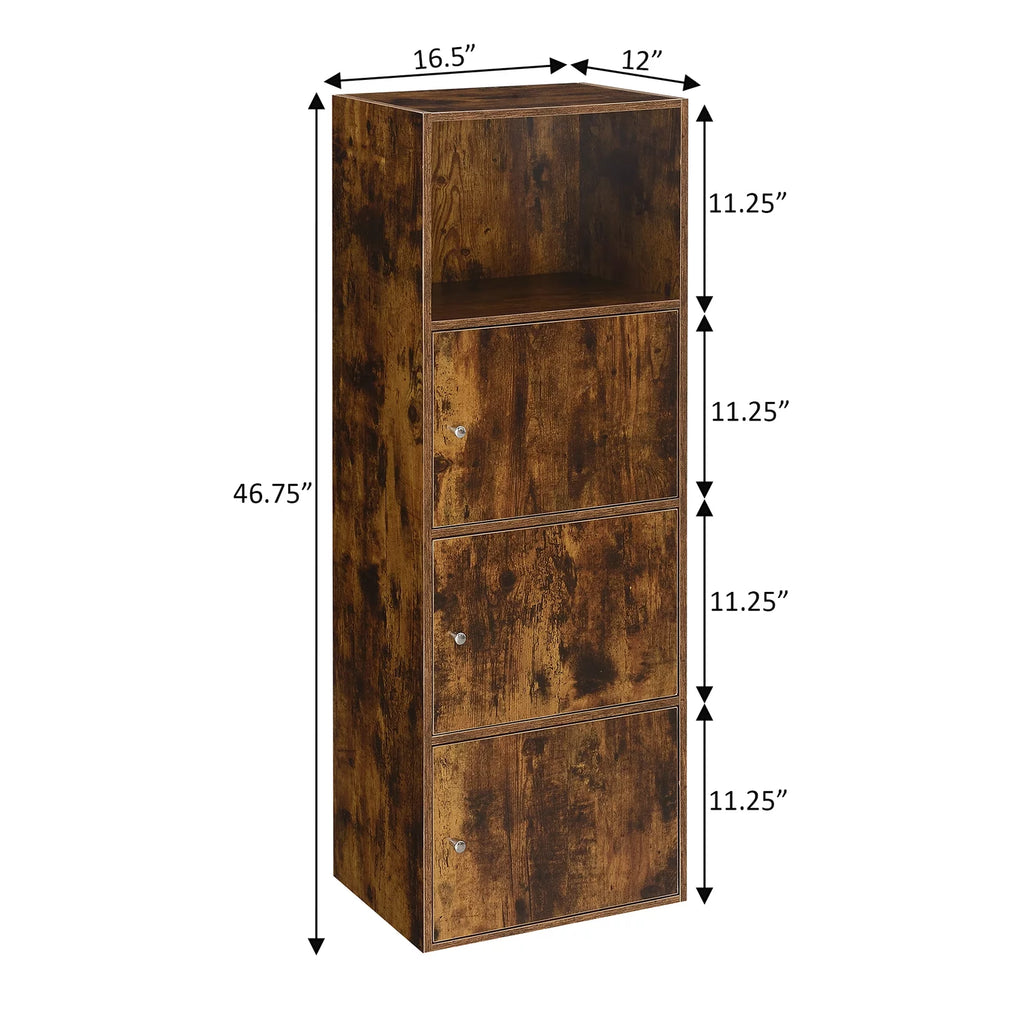 3 Door Cabinet with Shelf J374