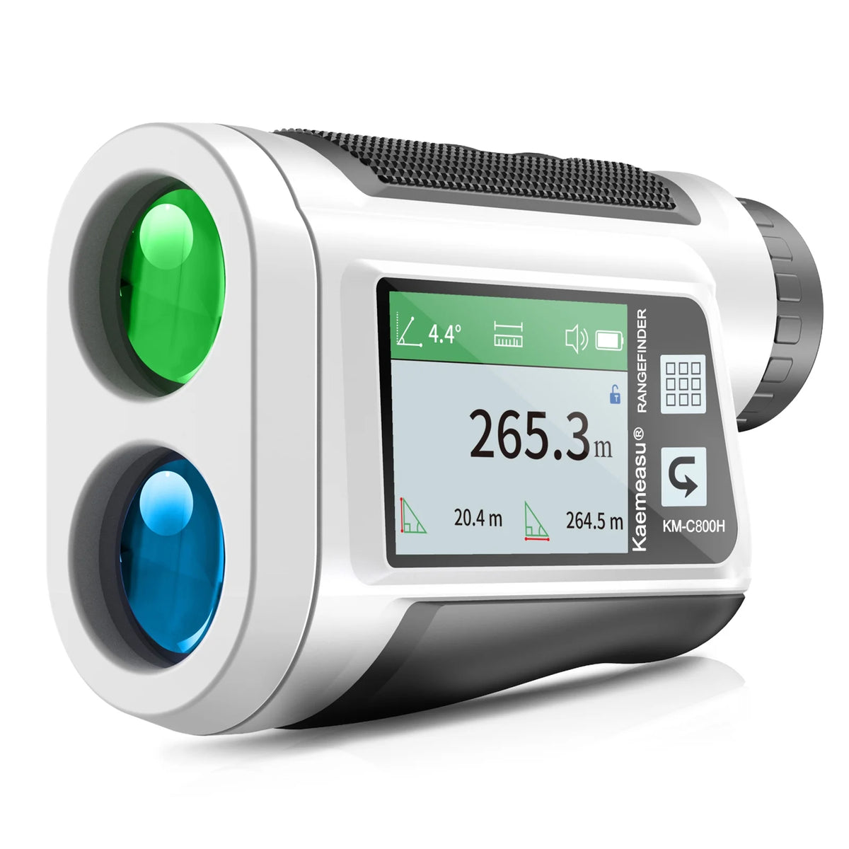 Rangefinder with LCD Touch Screen 6X Magnification 600M / 800M USB Rechargeable Distance Meter with Speaker Slope Function Flag Locking Vibration P432895