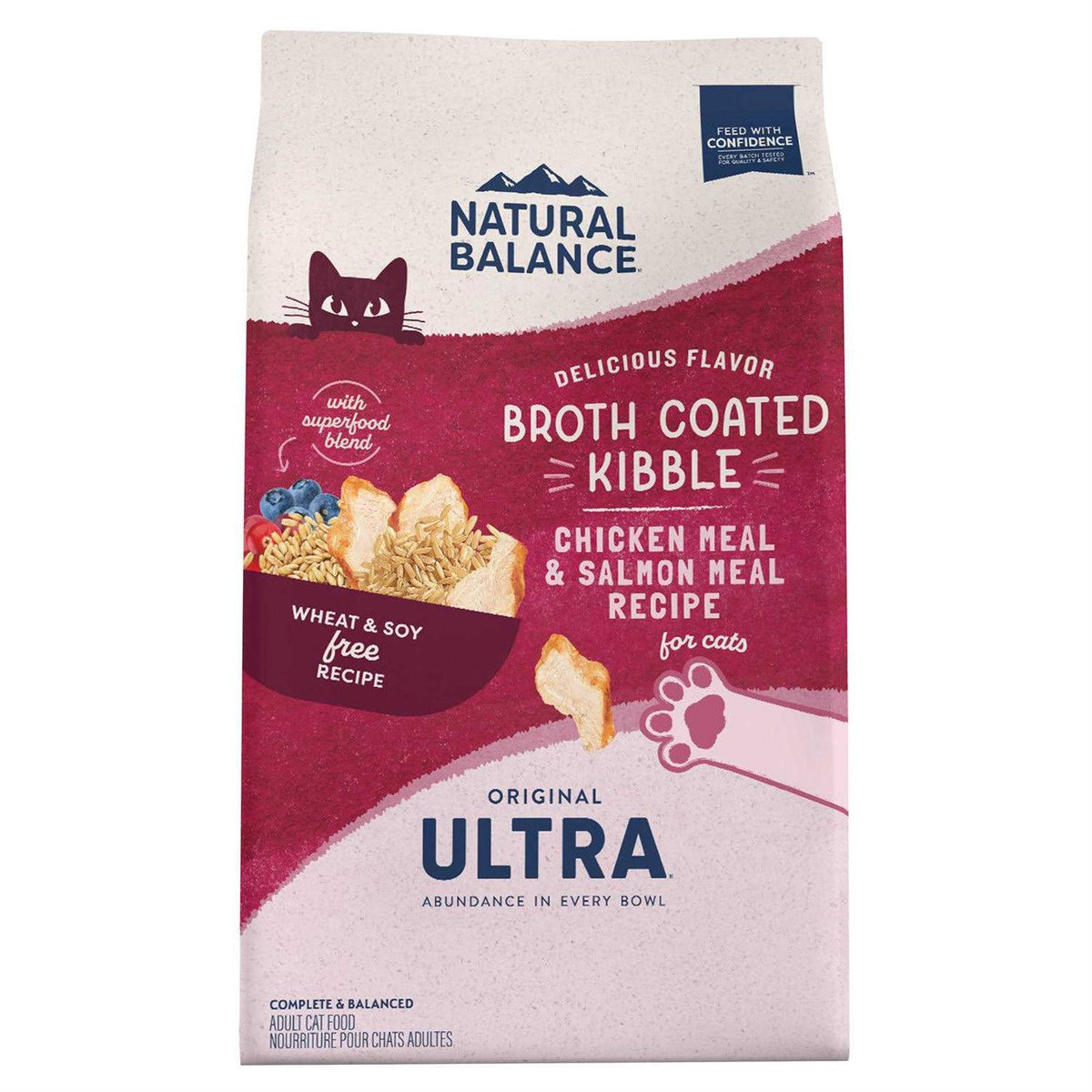 Indoor Chicken & Salmon Meal Dry Cat Food B56377