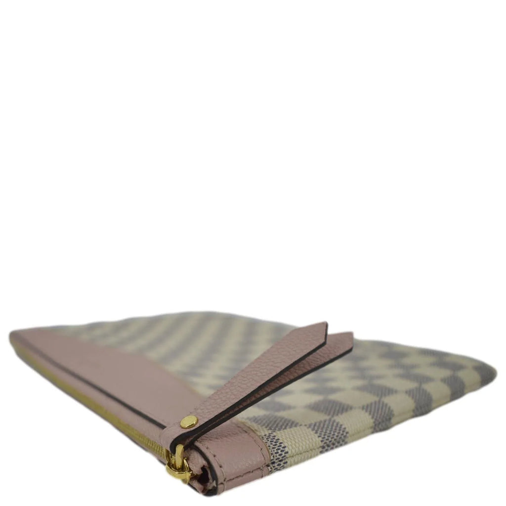 Pre-owned Damier Azur Pouch P612463