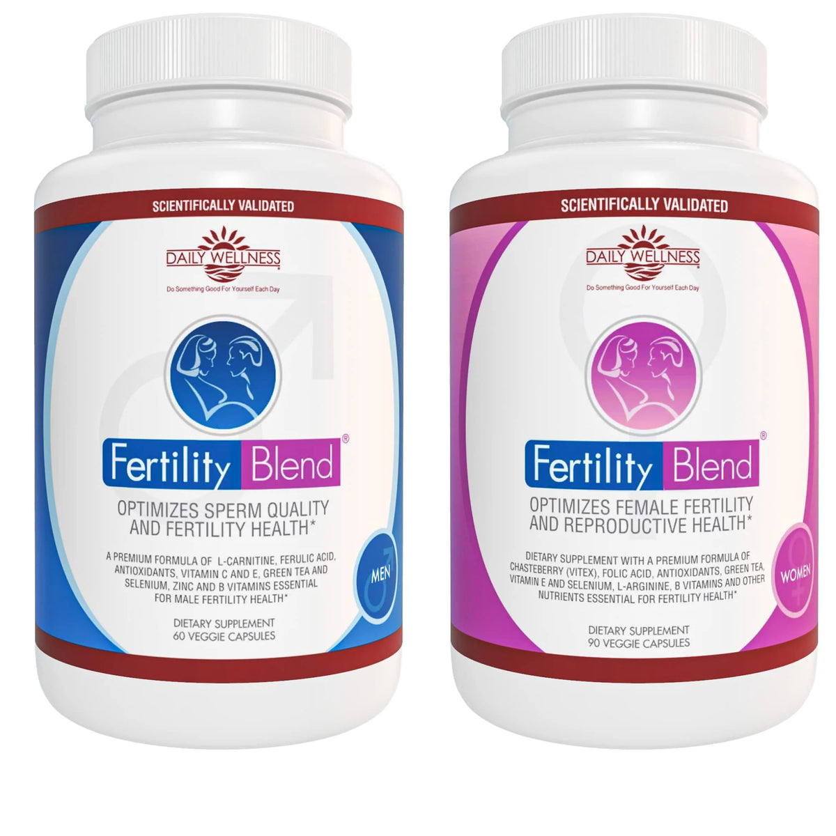 Fertility Blend Supplement for Men 60 Tablets and Women 90 Tablets C471