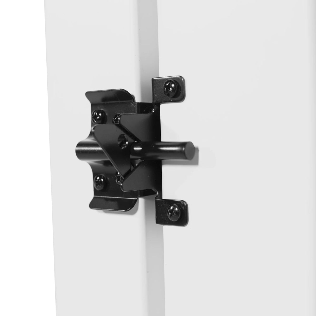 White Vinyl Pointed Picket Fence Gate L7636
