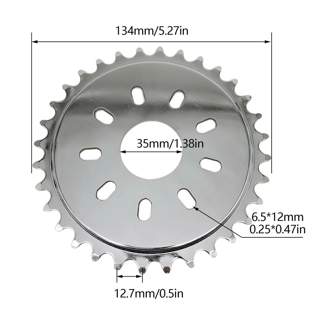 36V 350W E-Bike Motor Thumb Kit Mountain Bike Conversion Kit Electric Bicycle Brush Motor W/Freewheel X106