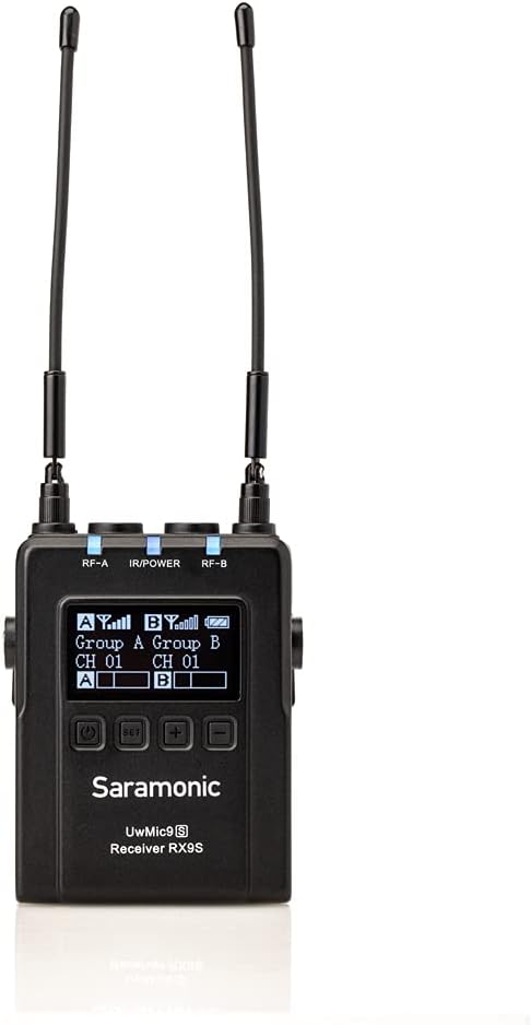 2-Person Wireless UHF Lavalier System with Dual Camera-Mount Receiver F872400