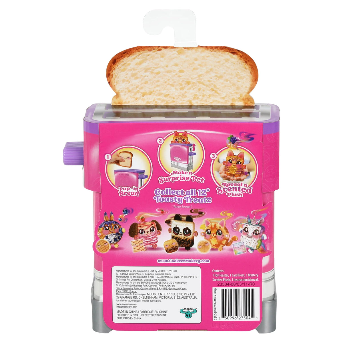 Scented Plush Toaster, 2 pack H674