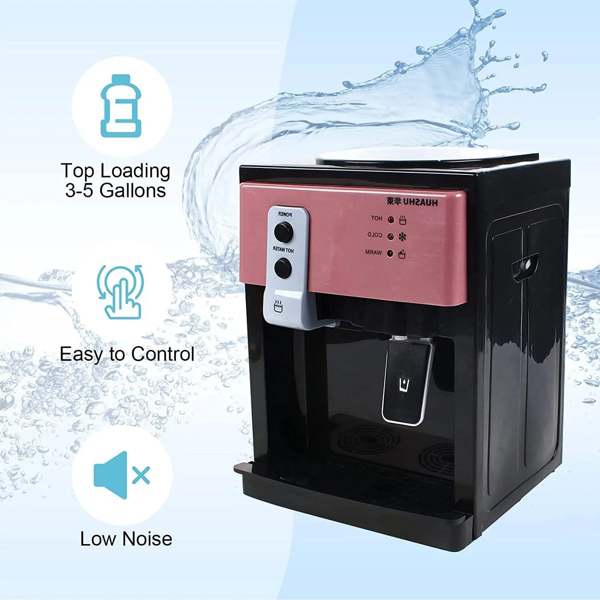 5 Gal Electric Hot and Cold Water Cooler Dispenser P812346