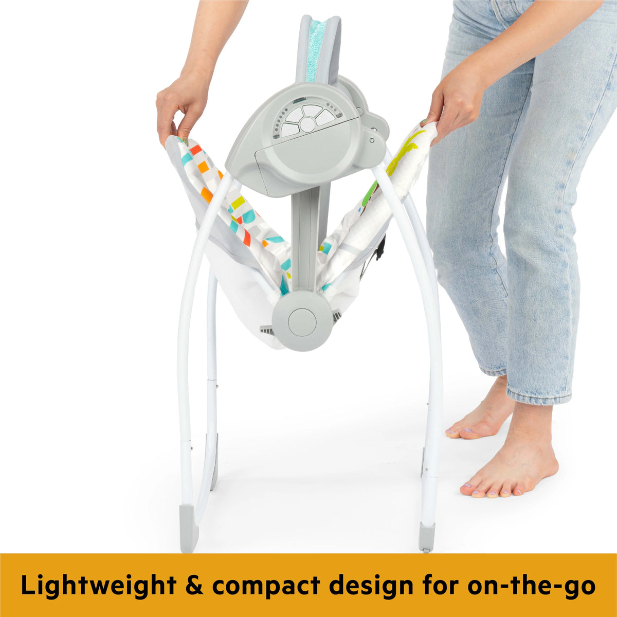 Portable Compact Baby Swing with Toys I535321