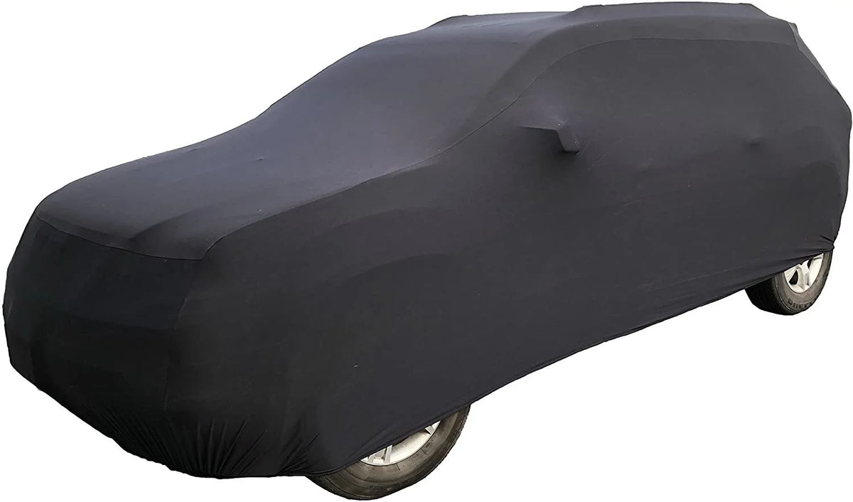 Black Satin Indoor SUV Car Cover with Storage Bag X2079
