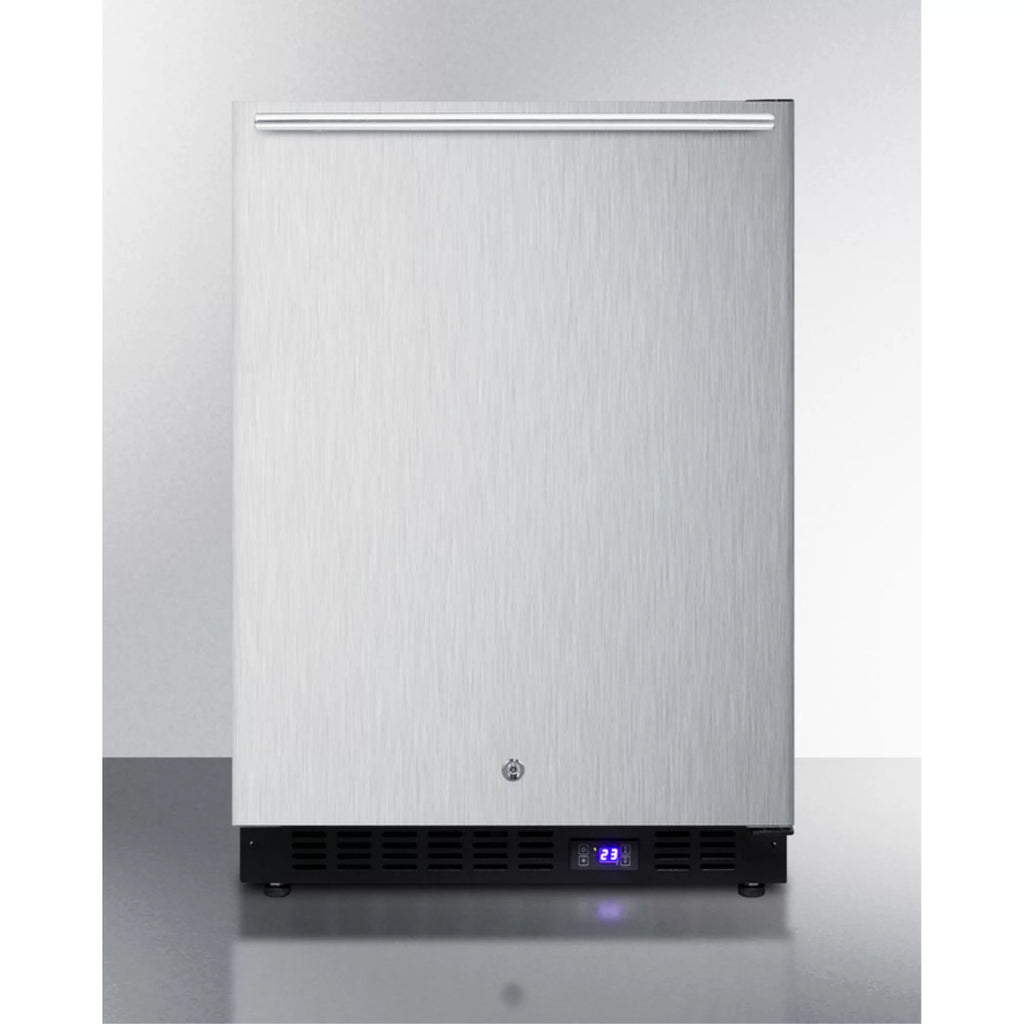 Black Frost-Free Outdoor All-Freezer with Digital Thermostat and Lock O456