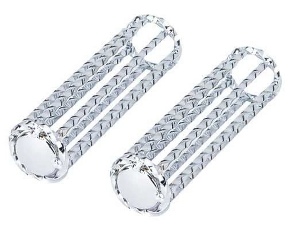 Chrome Bike Grips U27424
